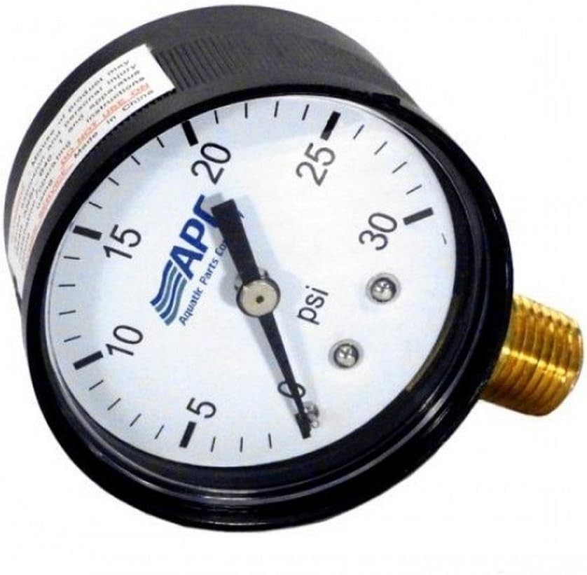 American Granby 0-30 PSI Pressure Gauge 1/4in Bottom Mount Replacement