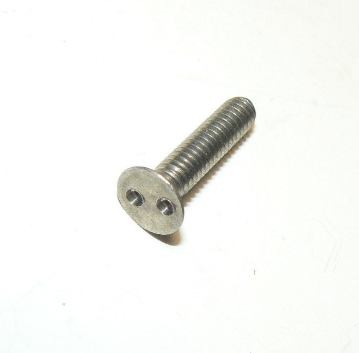 #8/32 x 3/4" Flat Head Spanner Security S/S Machine Screws - Lot of 50 Pcs.