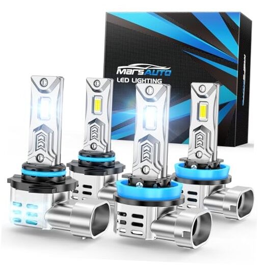 M4 HB3 H11/H8/H9/H16 Bulbs Combo Fog Lights, 9005 H11 Combo, 1:1 9005+H11