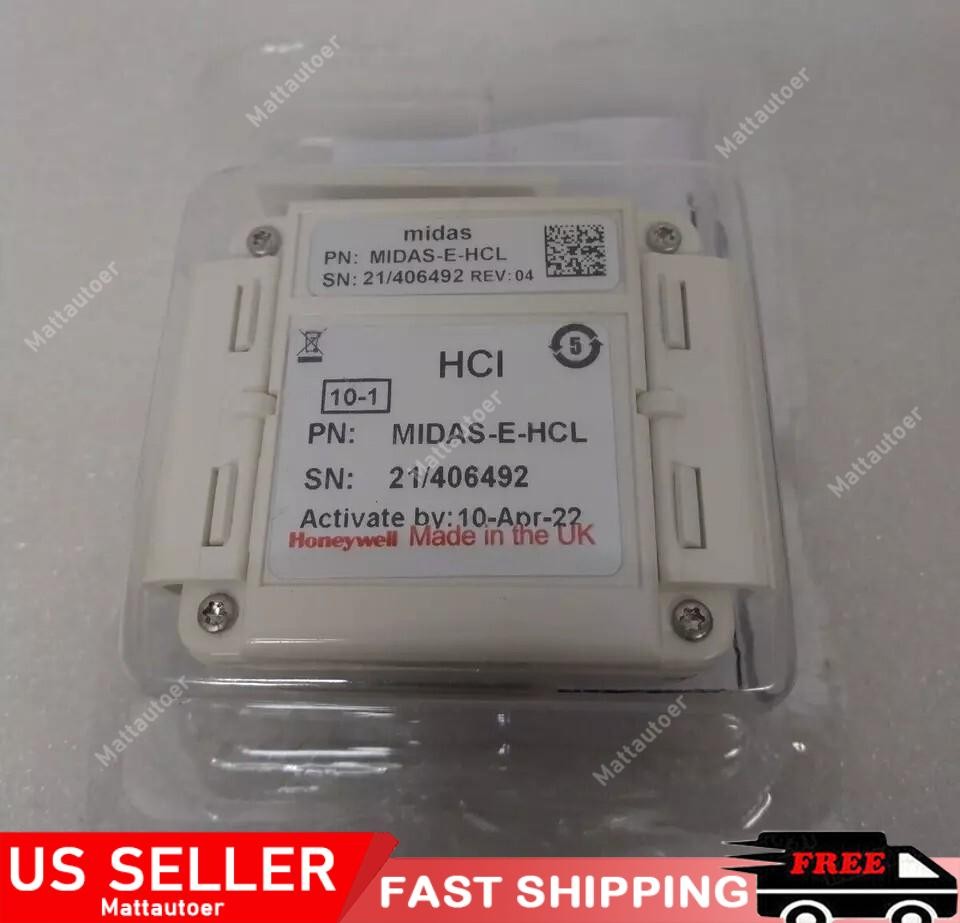 Honeywell MIDAS-E-HCL Gas Detector Probe New Fast shipping US Free TAX
