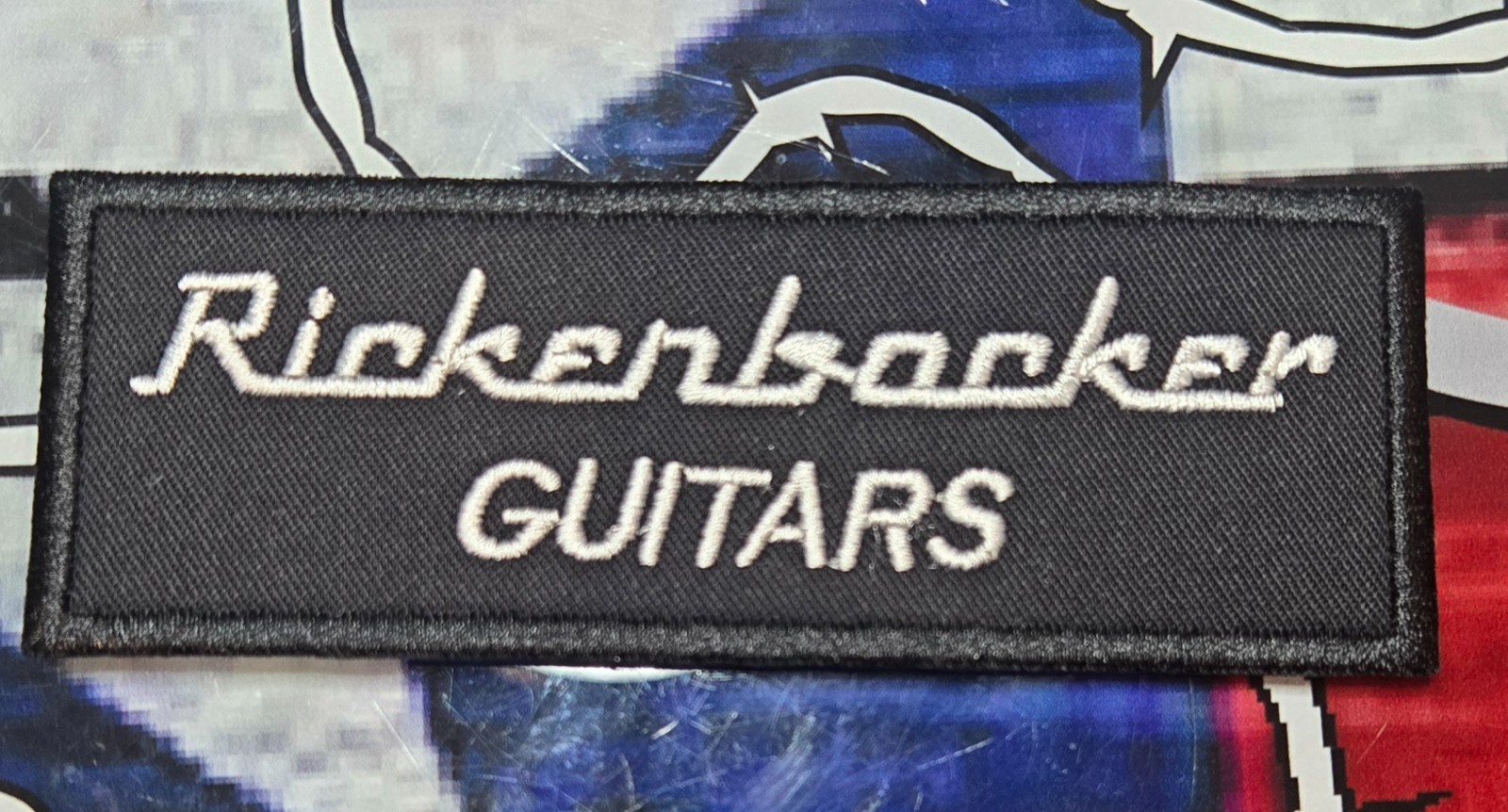 EMBROIDERED RICKENBACKER GUITARS PATCH (Please Read Ad)