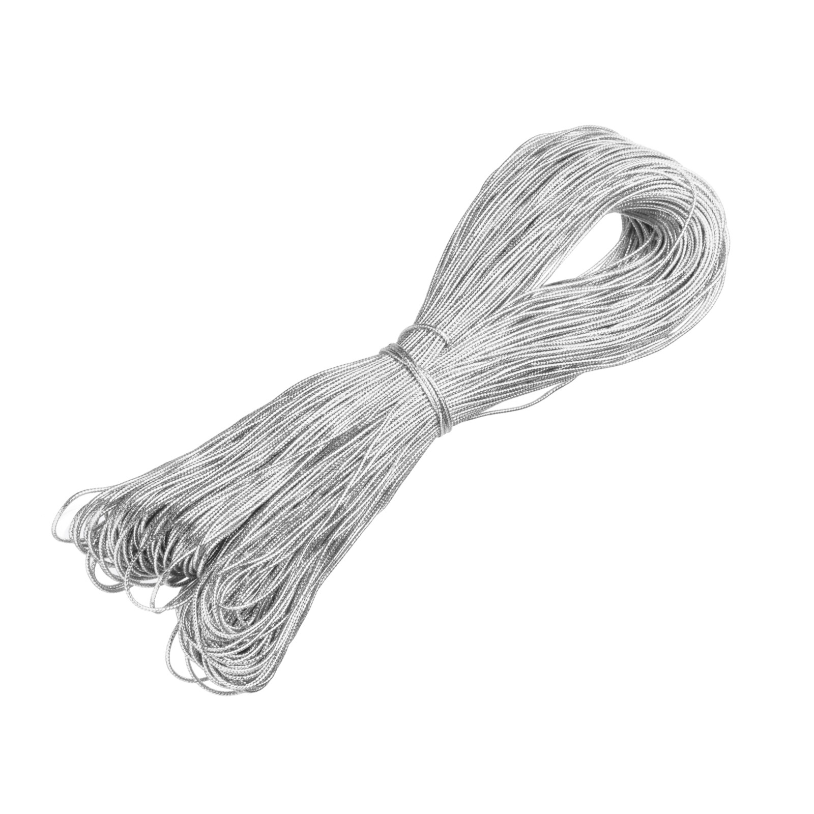 98 Yard Metallic Cord,1.5mm(0.06inch) Silver Ornaments Strings
