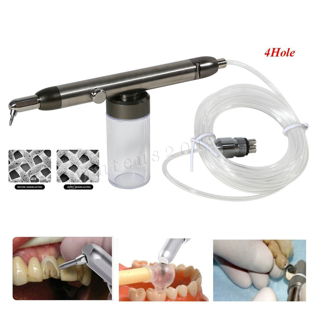 Dental Alumina Air Abrasion Polisher Microetcher Sandblasting Gun 4Hole New