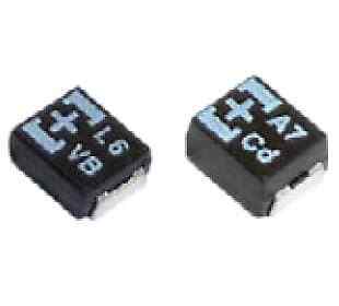 4Pcs 25TQC5R6M  Tantalum Capacitors - Polymer 25volts 5.6uF ESR 100mohm