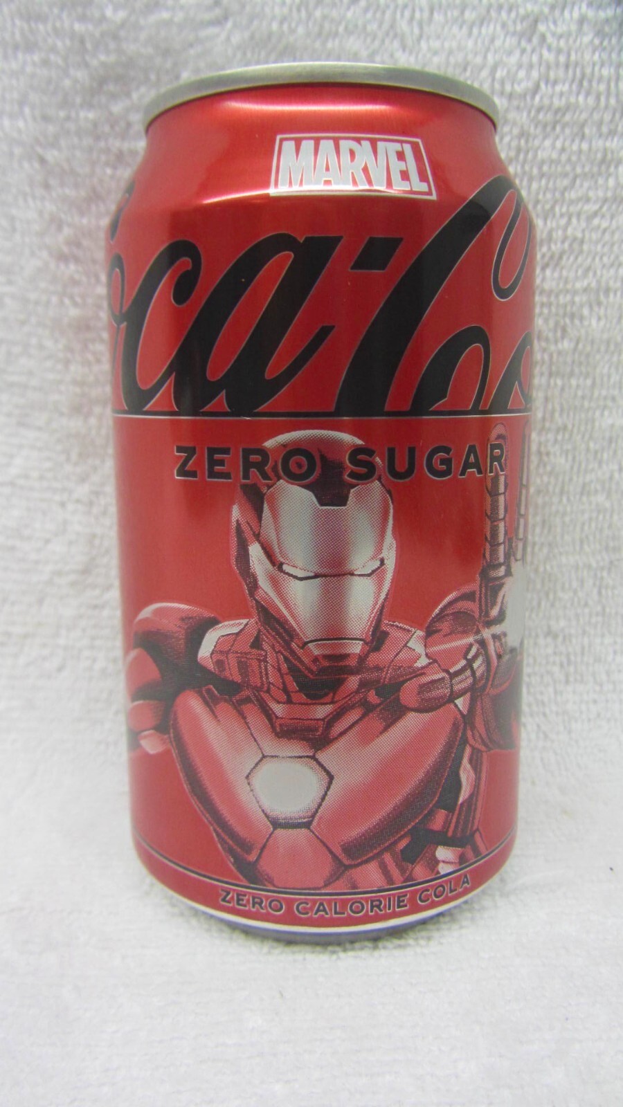 EMPTY Ltd Edition EMPTY MARVEL IRON MAN Coca Cola ZERO SUGAR 12 OZ Coke CAN