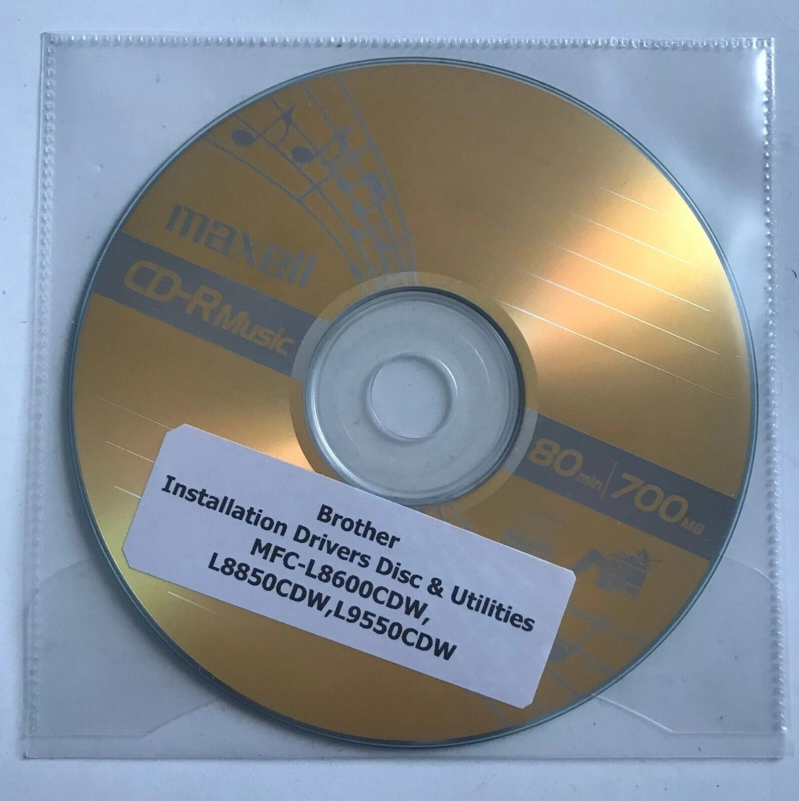 Brother Installation Drivers Disc & Utilities MFC-L8600CDW,L8850CDW,L9550CDW