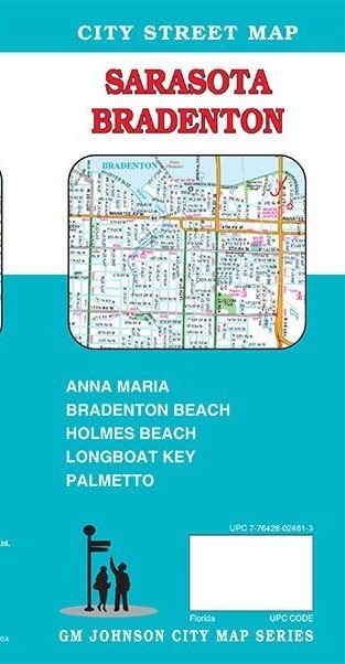 City Street Map of Sarasota & Bradenton, Florida, by GMJ Maps