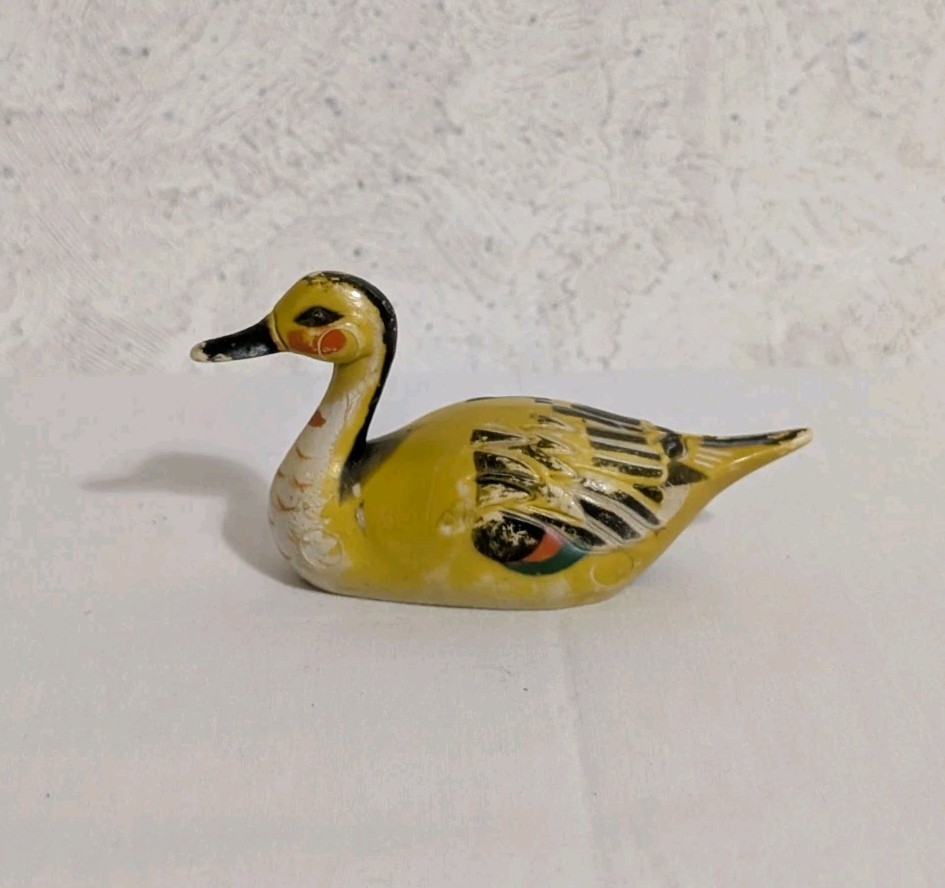 Vintage Novelty Plastic Mallard Duck Bird Number Two Standard Pencil Sharpener