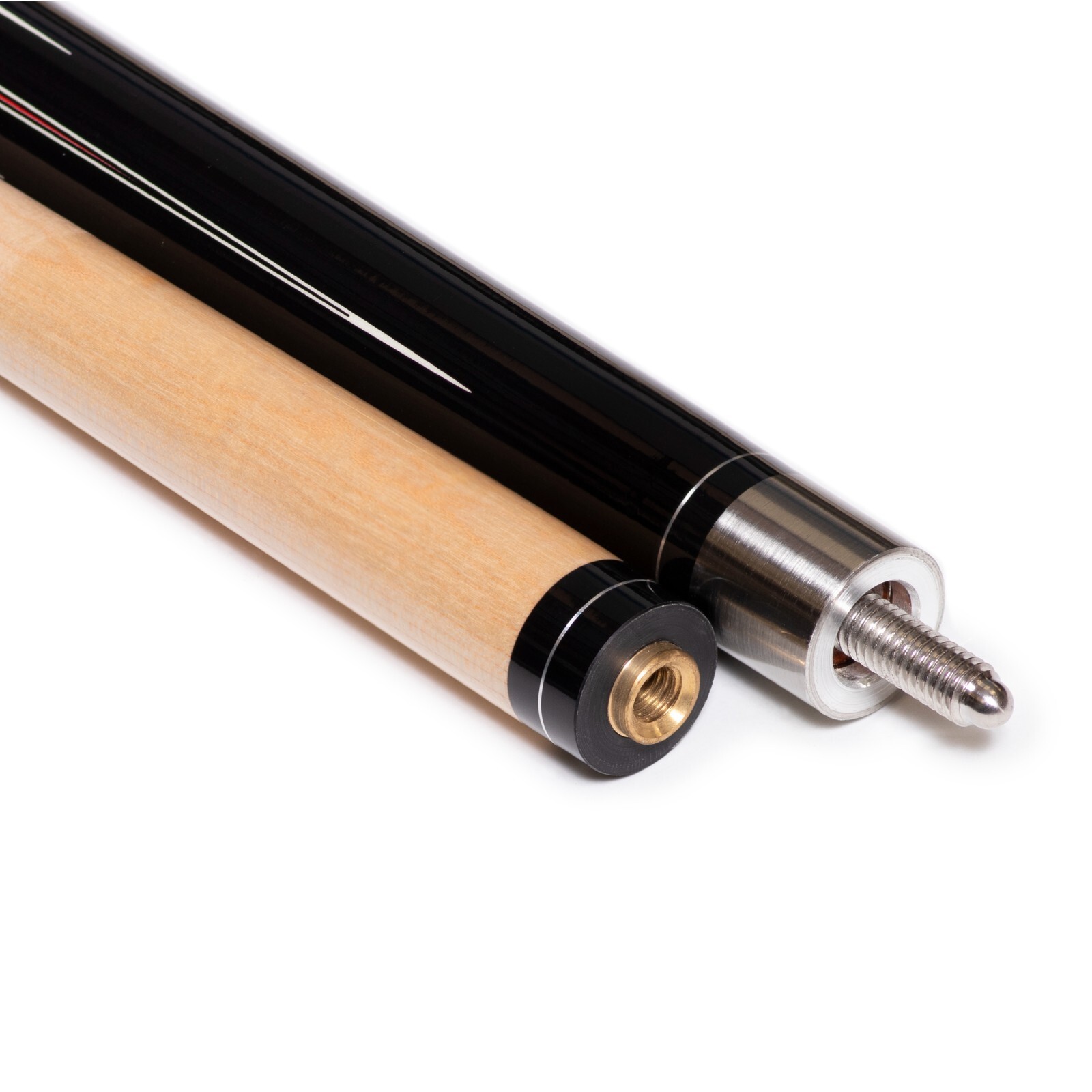 OKKO B-4 Pool Billiard Cue Stick 58” (21 oz) + Hard Round Cue Case + Accessories