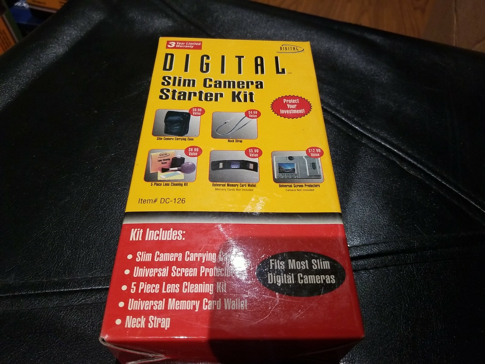 Digital Slim Camera Starter Kit DC-126 New - Sealed