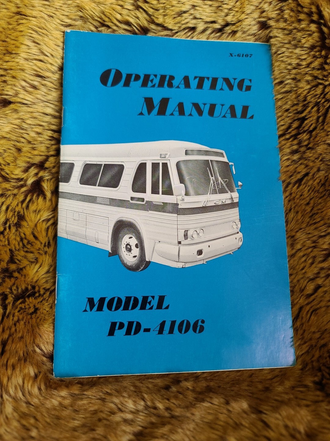 Operating Manual PD-4106 Factory Original Owners Operators Manual