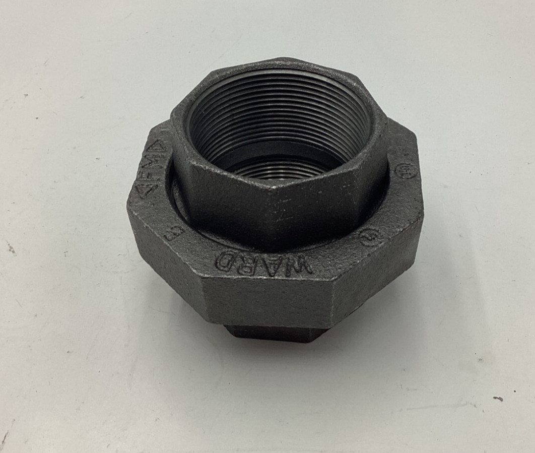 Kimball Midwest 2250X32 2" Class 150 Black Pipe Ground Joint Union Durable