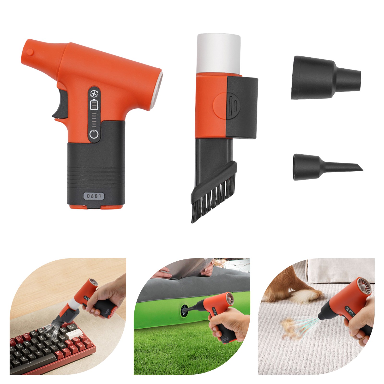 Tiny Electric Cleaner Rechargeable Electric Air Duster, Compressed Air Duster