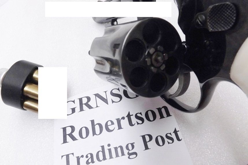 Imitation Gray Bone Poly Grips fit S&W N Square Butt Revolvers NSGB 25 27 28 29