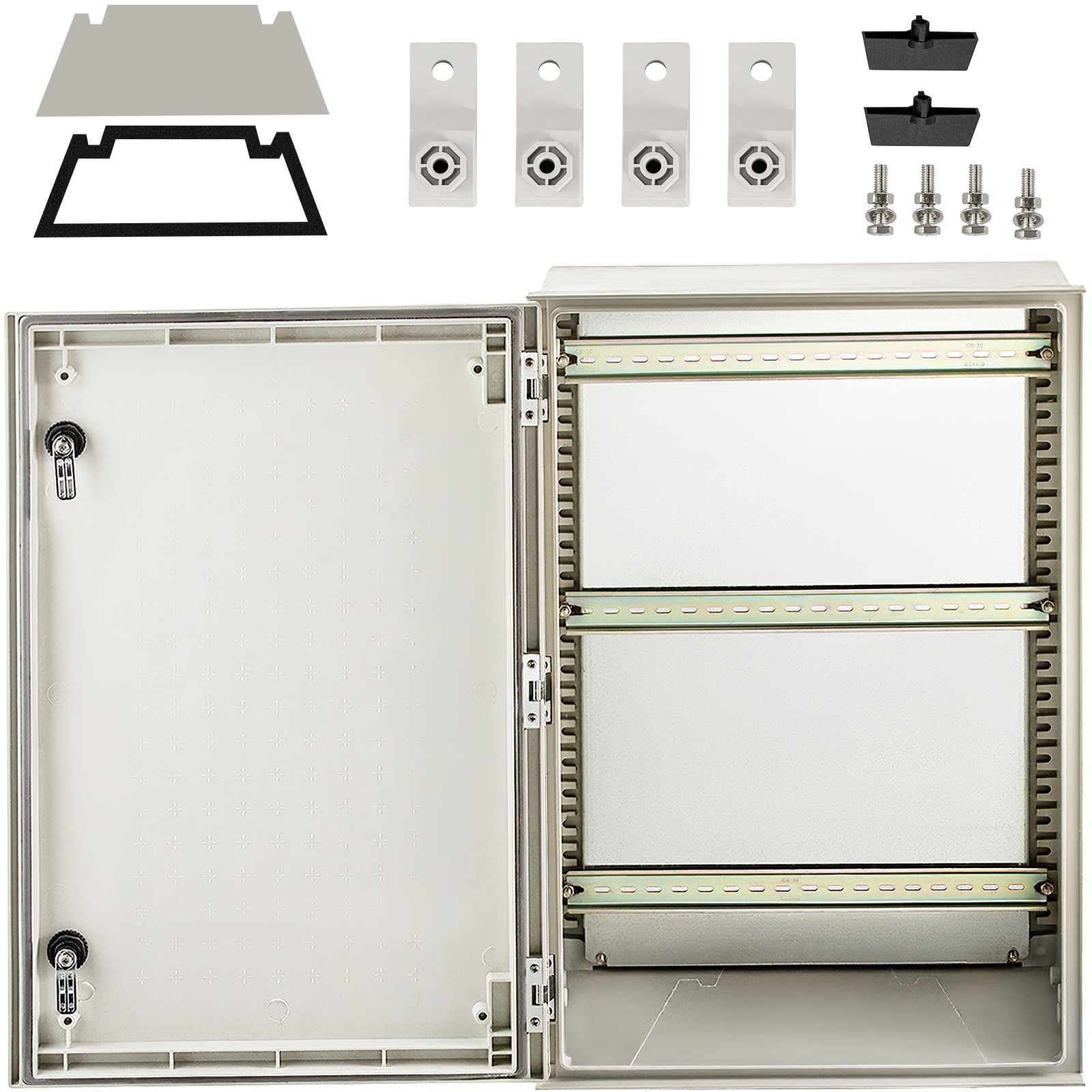 Fiberglass Enclosure Electrical Enclosure Box 23.6 x 15.7 x 9.1"Wall Mount