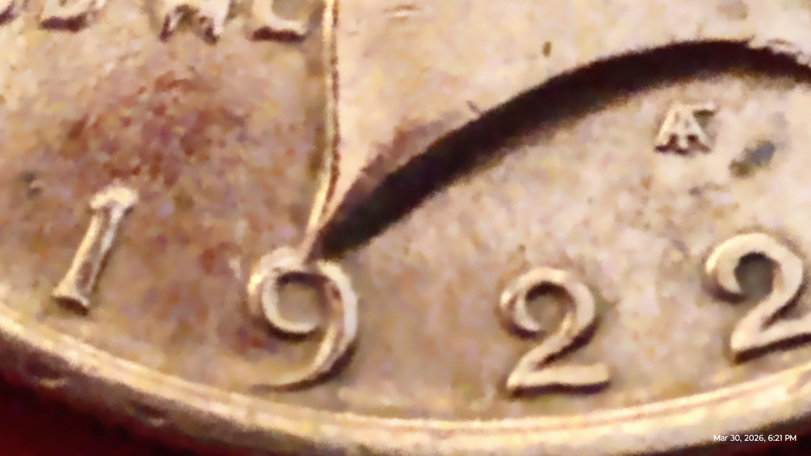 1922 Peace Dollar Coin - No mint mark - 90% Silver - 26.72 grams - Very Fine