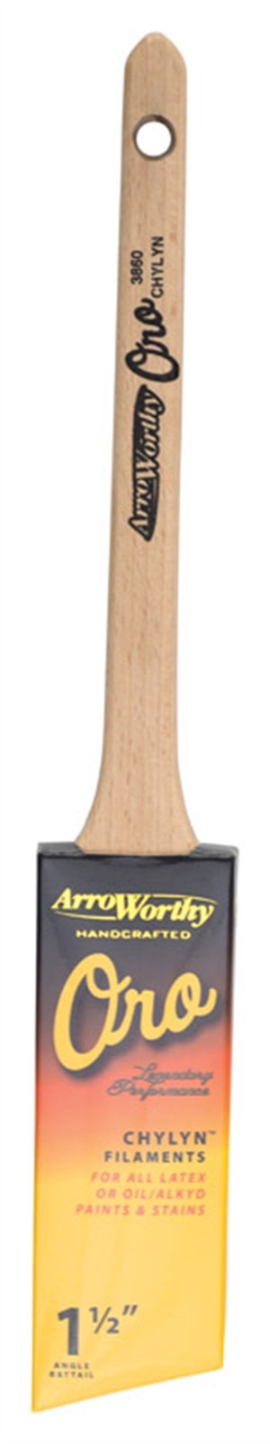 ArroWorthy 3860 - 1.5 Oro Angle Chylyn Sash Paint Brush 1.5 in.