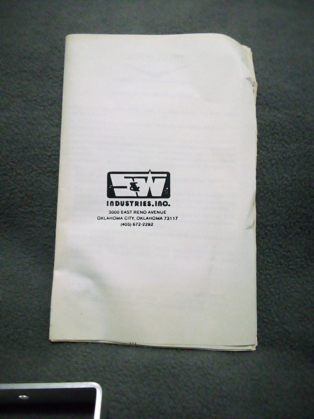 Original S&W Industries Auto Pod V Solid State Automatic Control Power Inverter