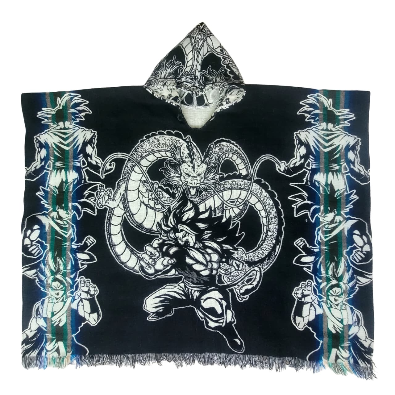 Fits Thermal poncho ruana for adults with Dragon B design