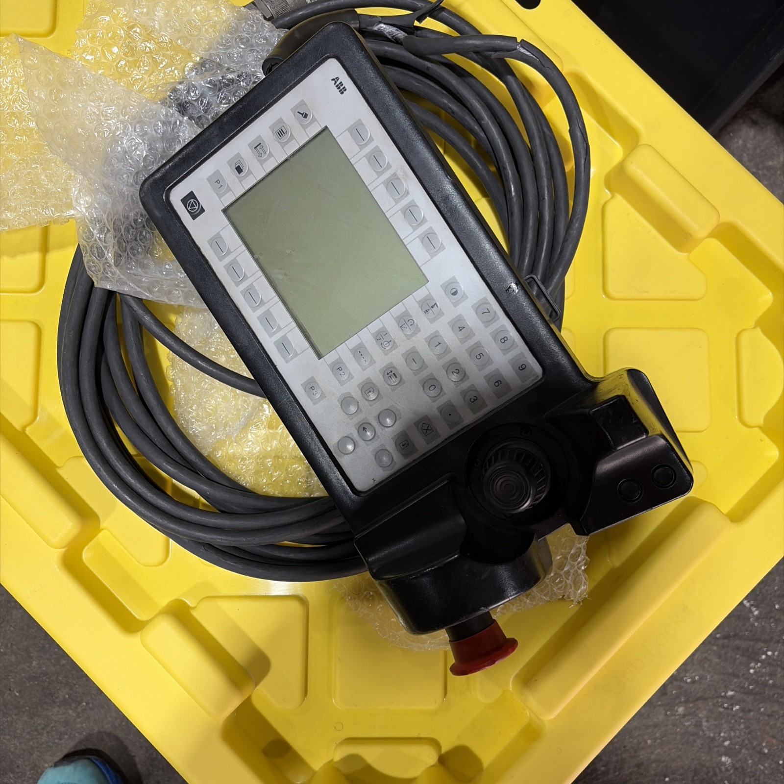 ABB 3HNE00313-1 Teach Pendant - USED Tested Broken Joystick