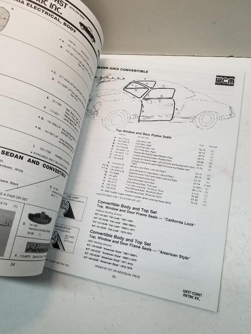 1989 West Coast Metric Catalog No. 8