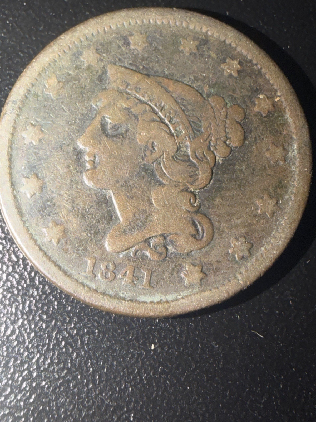 1841 Large Cent VG