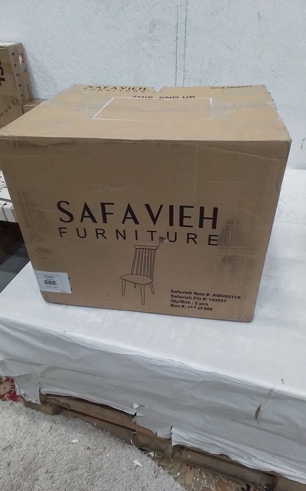 Safavieh BURRIS SIDE CHAIR, Reduced Price 2172769101 AMH8511A