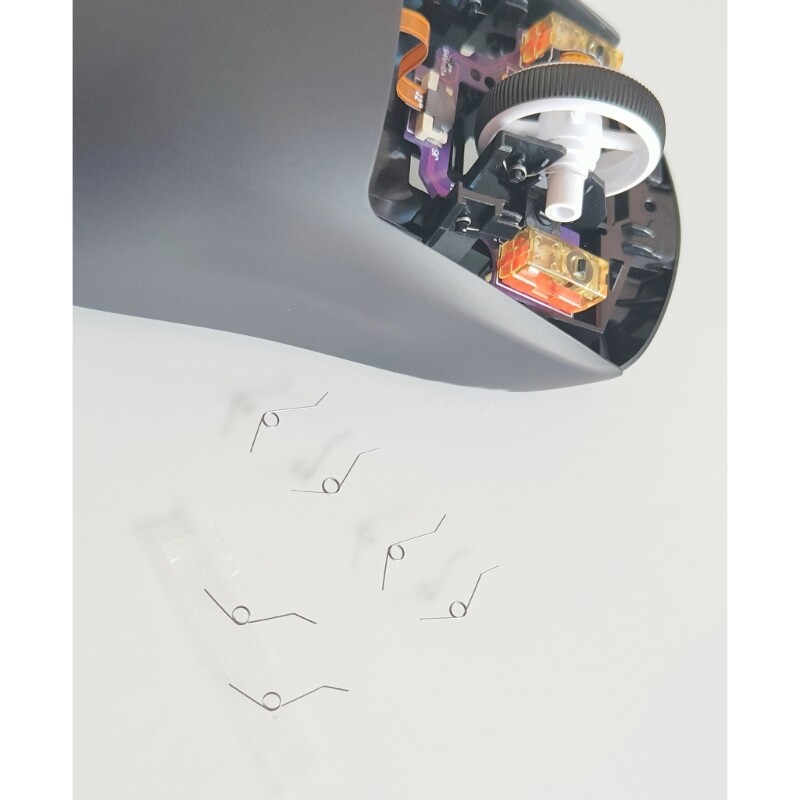 Mouse Repair Mouse Wheel Roller for GPROX Superlight + Pulley Preloaded Spring