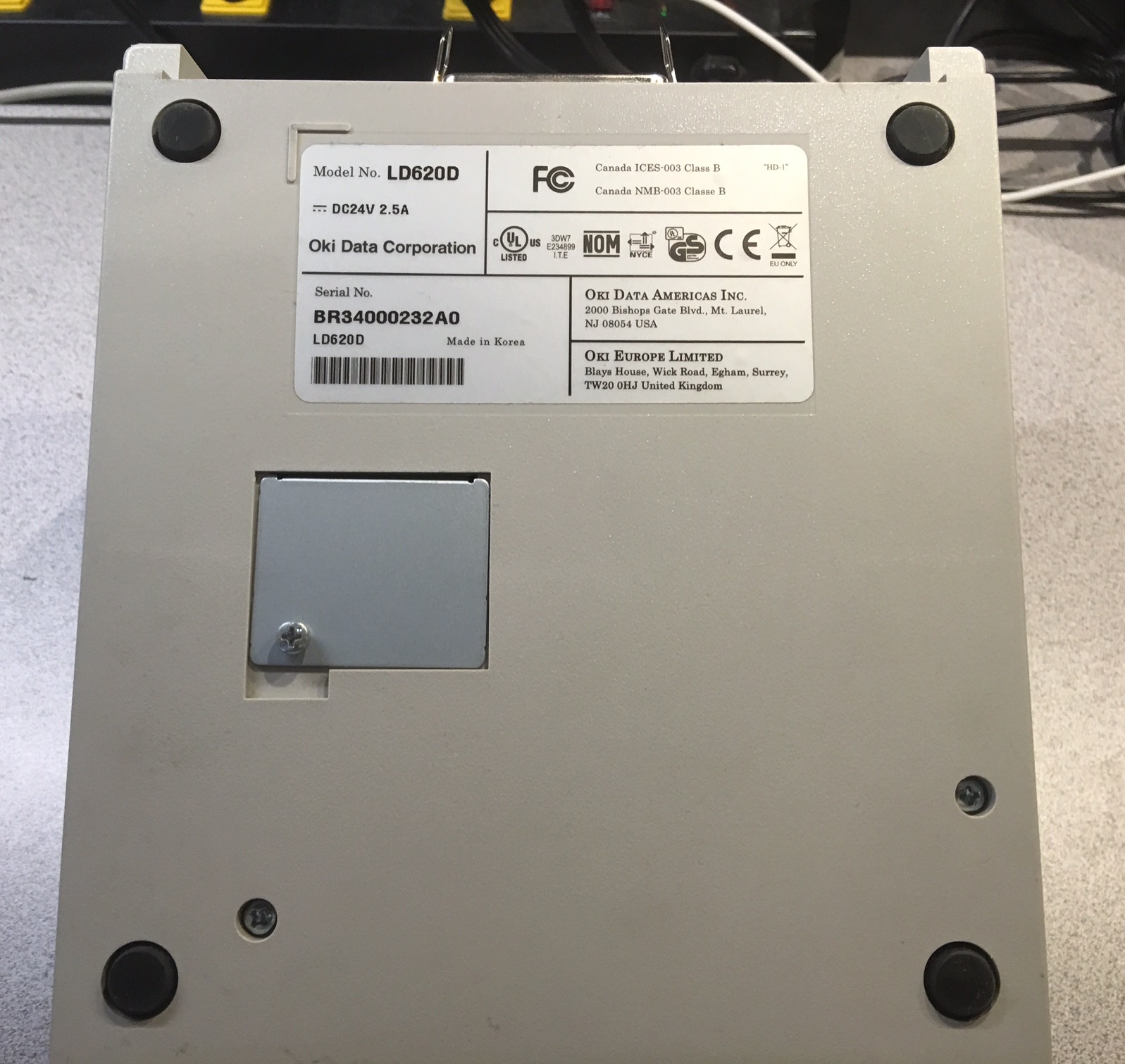 Oki LD620D POS Thermal Printer Parallel Serial USB For Parts