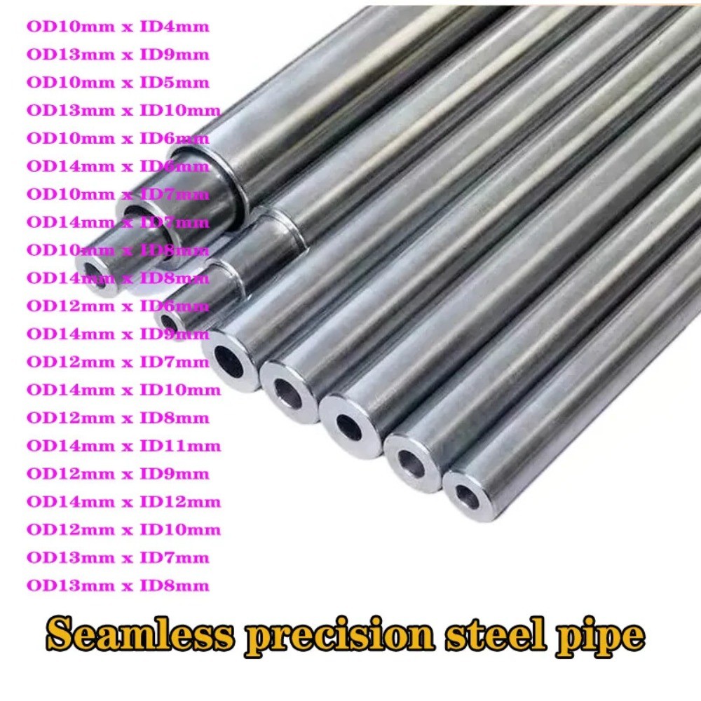 1Pc Length 500mm Precision Seamless steel Tube Hollow Round Iron Pipe CNC Metal