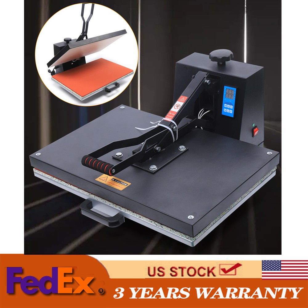 16*24" Large Size Heat Press Machine 1800W Digital T-shirt Sublimation Transfer