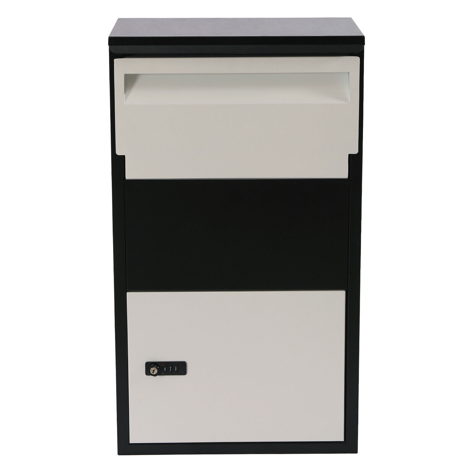 Package Delivery Box Mail Parcel Drop Mailbox Home Container Outdoor Code Lock