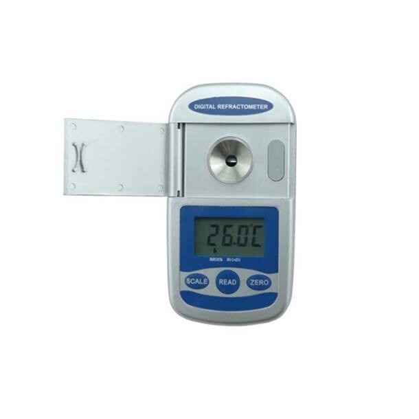 Handheld Brix Meter Fruit Vegetables Refractometer with Brix Range 0 to 45%