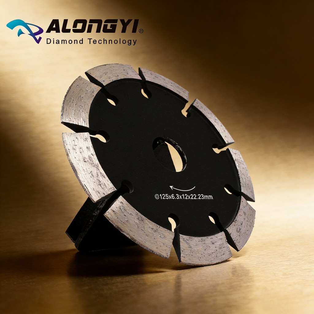 5" Diamond Blade Premium Laser Welded V-Shaped Cut Segment Tuck Point Blade