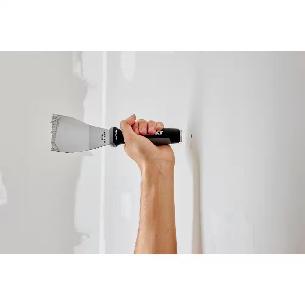 3 In. Bent Extendable Scraper with Stainless Steel Blade