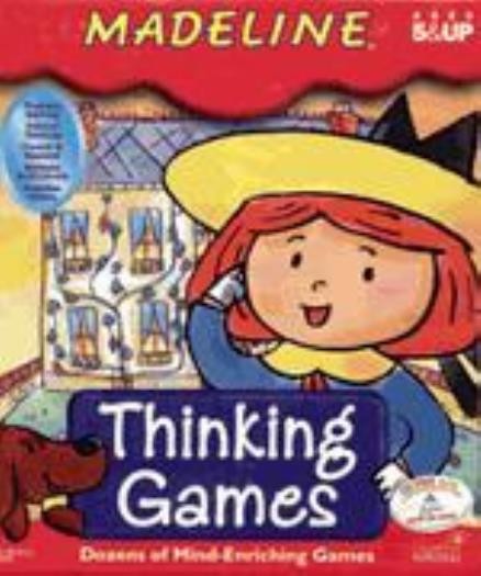Madeline Thinking Games PC MAC CD kids learn spelling music drawing art games!