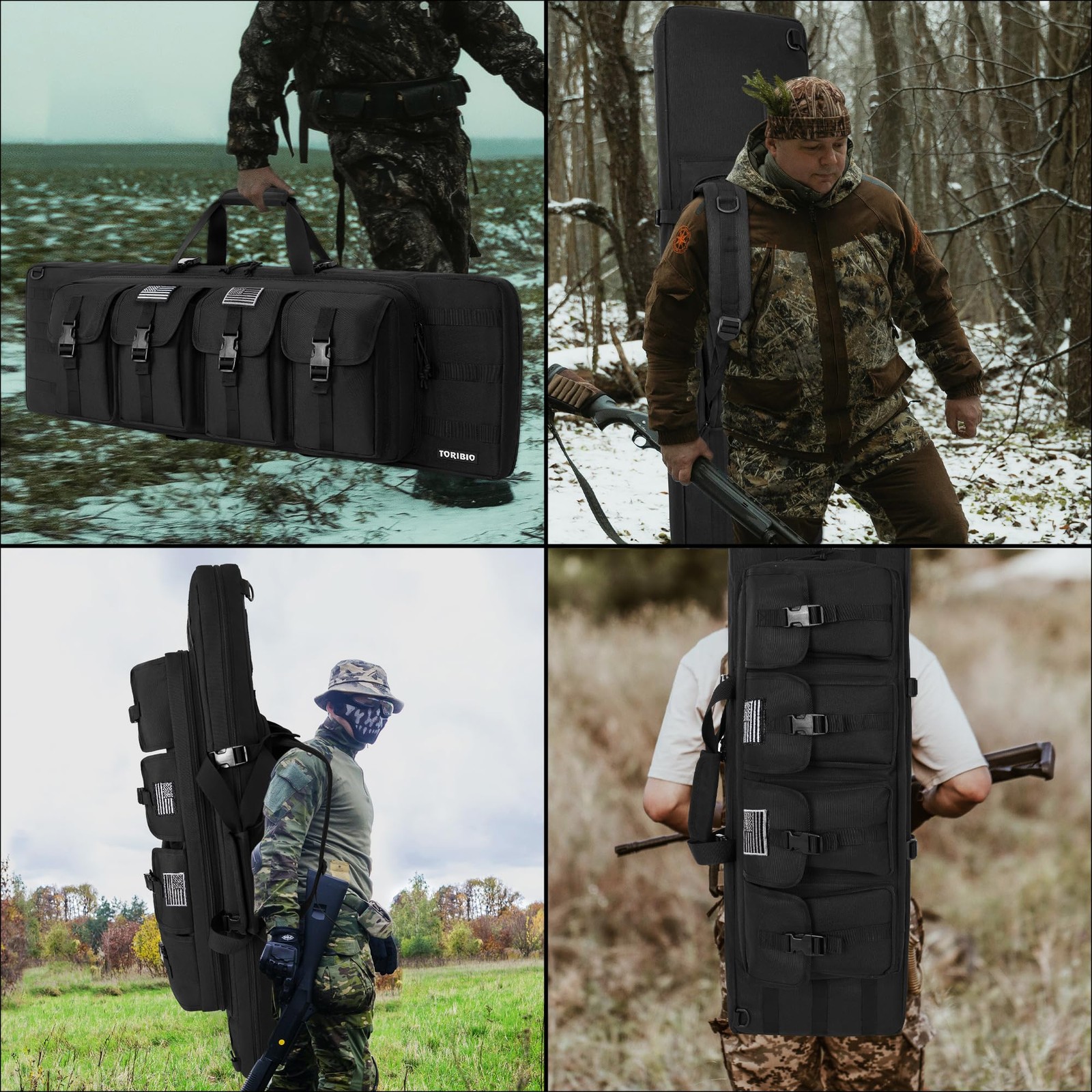 Double Case Soft Bag 42" Case Storage, Transportation Backpack