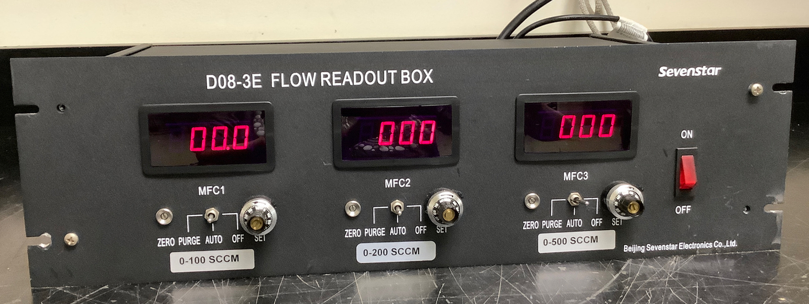 Beijing Sevenstar Electronics Co D08-3E Flow Readout Box | No Power Adapter