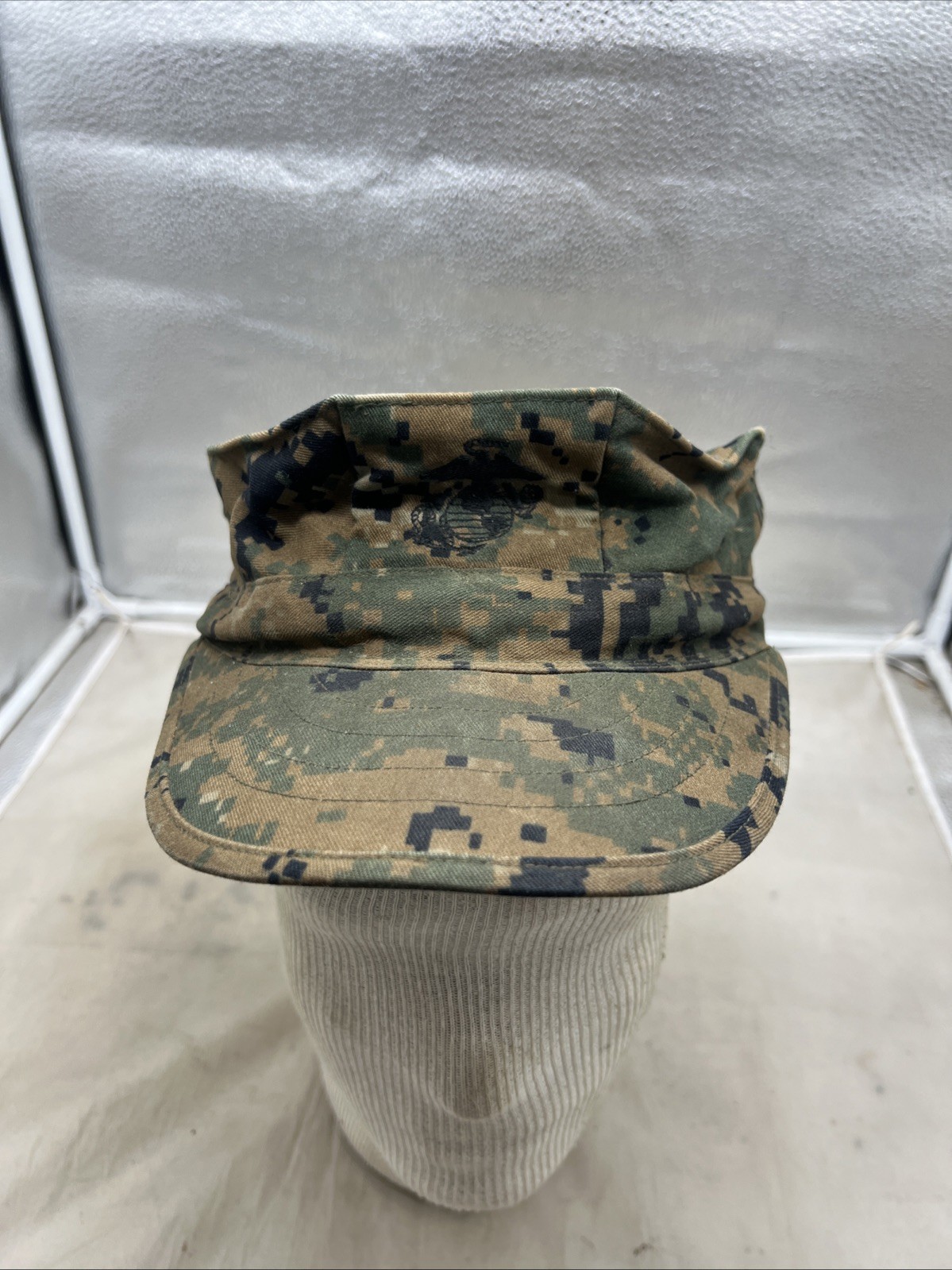 US Marine Corps Marpat Woodland Utility Cap 2008 Size Medium (EE590