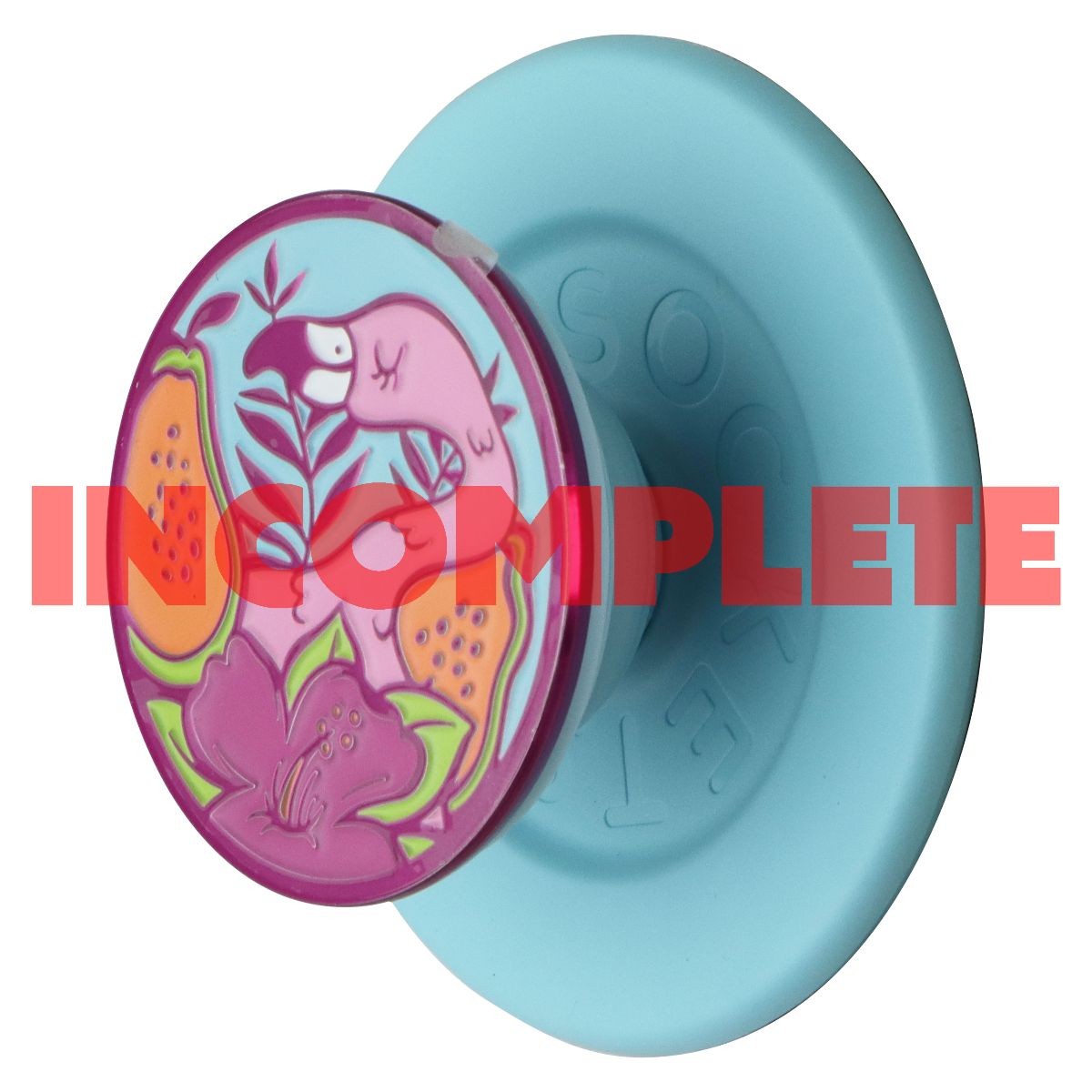 INCOMPLETE PopSockets Magnetic Phone Grip/Stand for MagSafe - Enamel Flamingo