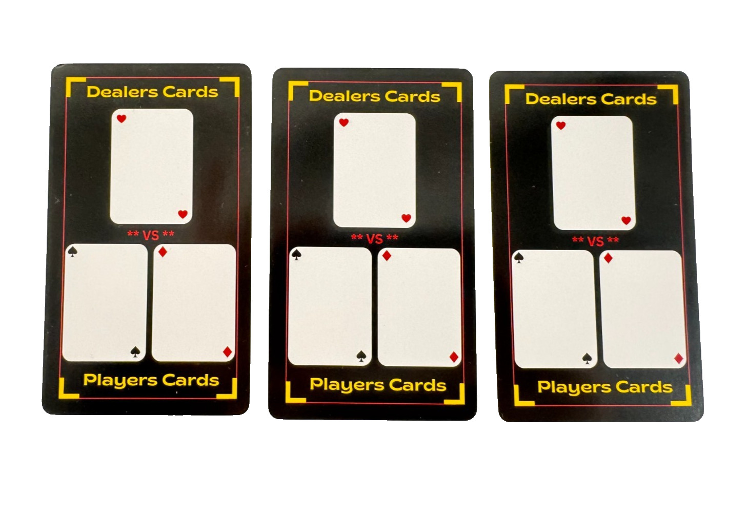 Blackjack Basic Strategy Flashcards | Beginner Casino Strategy Cards