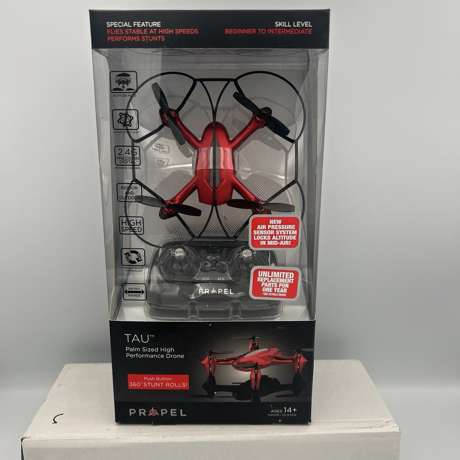 PROPEL TAU Palm Sized Performance DRONE Red NEW In BOX