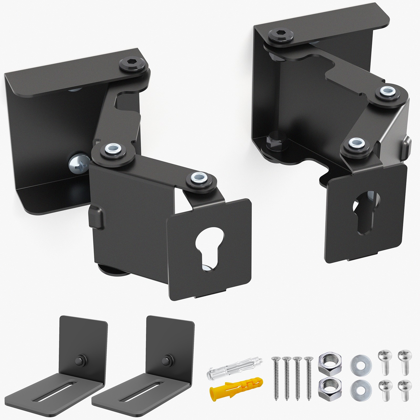 VIVO Steel Universal Extendable Soundbar Speaker Wall Mount, 2 Brackets