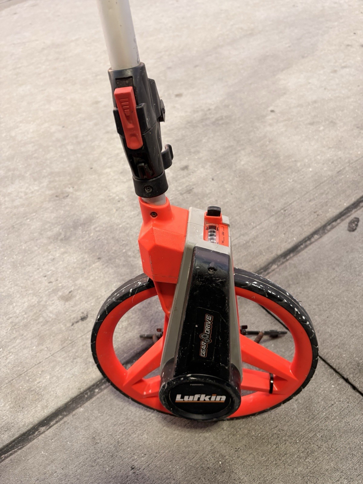 Lufkin Measuring Wheel Distance Measuring Tool Red/Gray with Counter MPN 00098