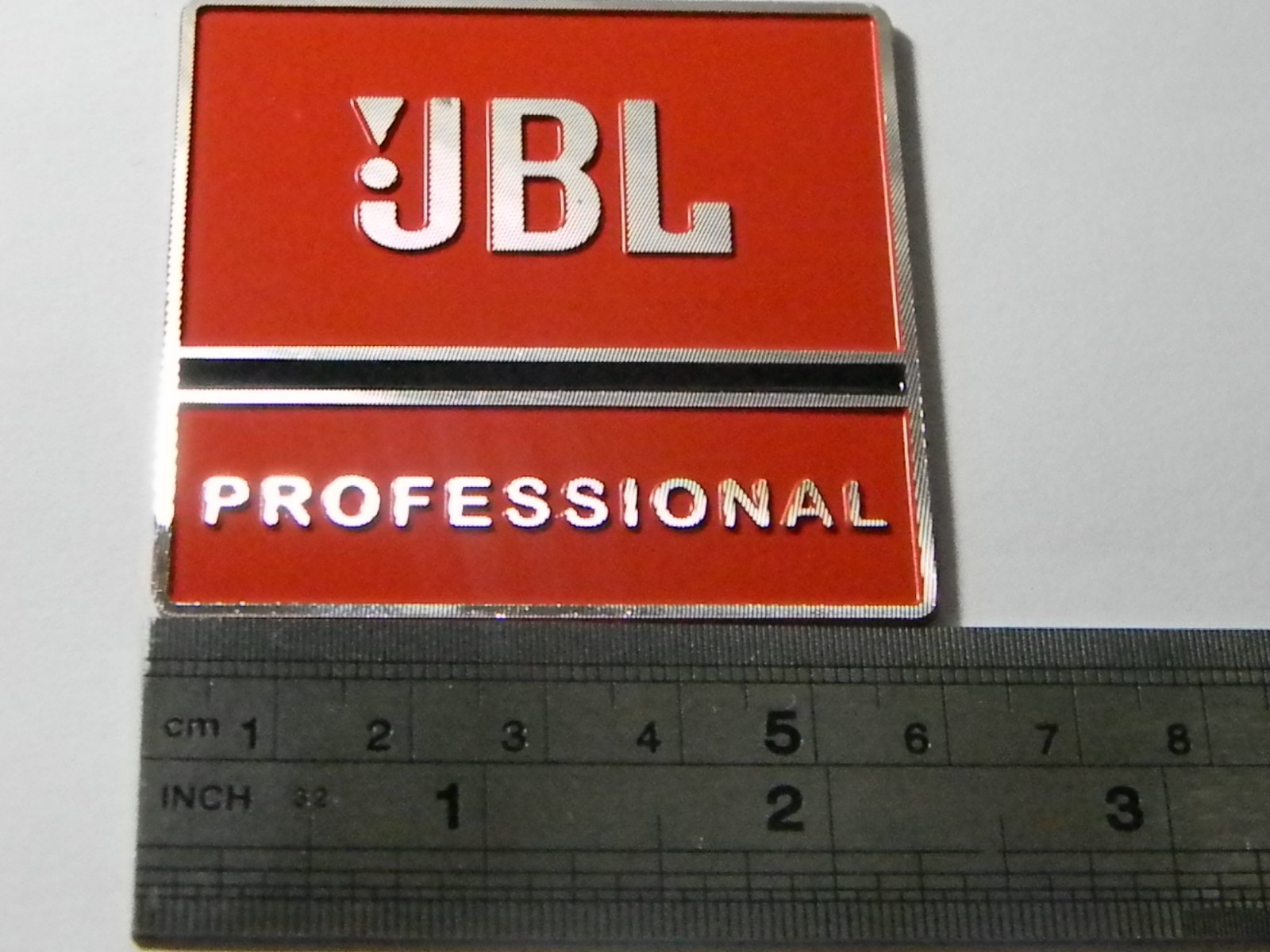 4pcs Replacement JBL Aluminum Badge Emblem Logo 60mm Aftermarket Mint Condition