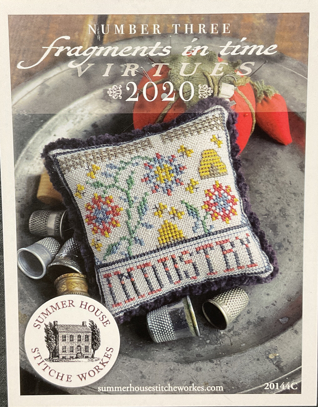 2020 FRAGMENTS IN TIME VIRTUES- #3 INDUSTRY Cross Stitch Pattern/Chart