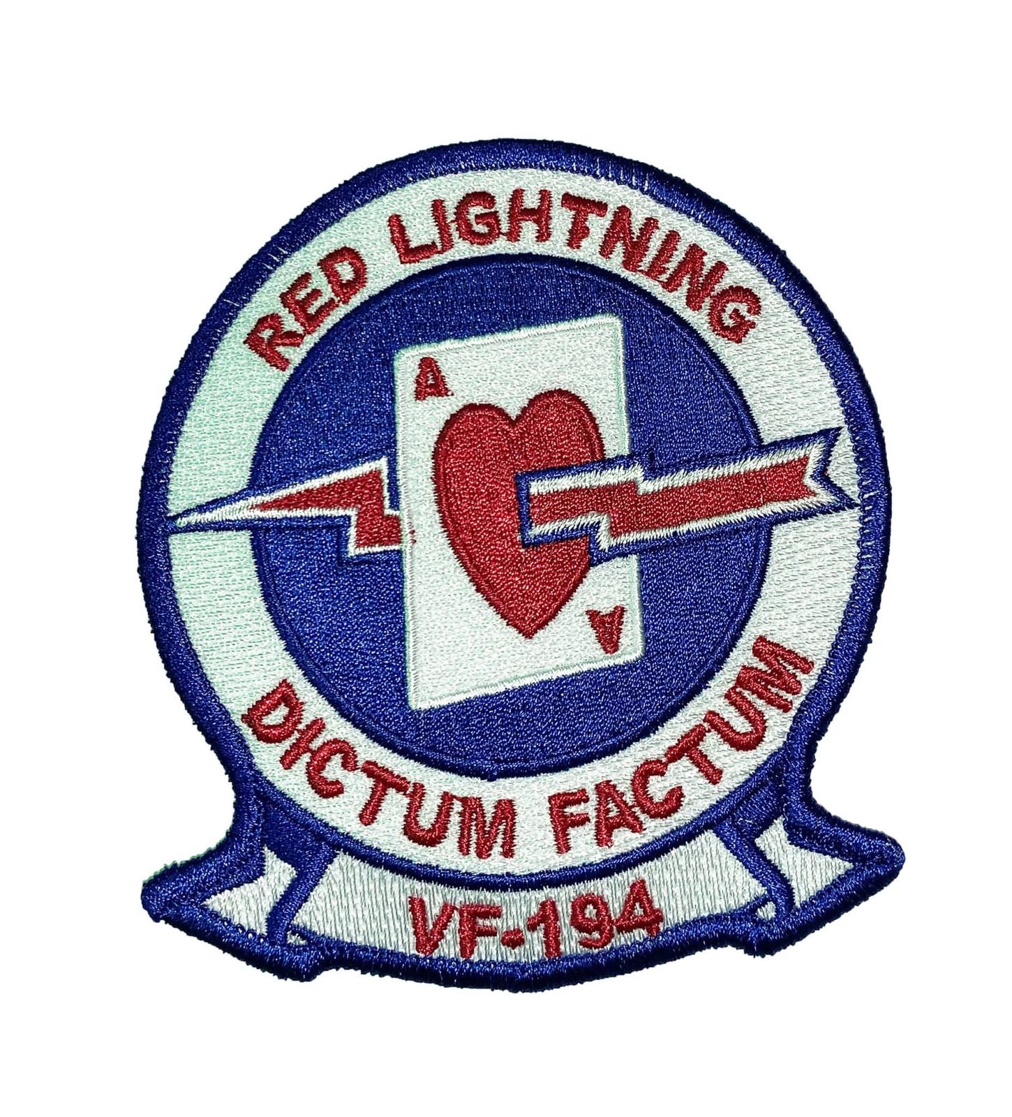 VF-194 Red Lightnings Squadron Patch – Sew on