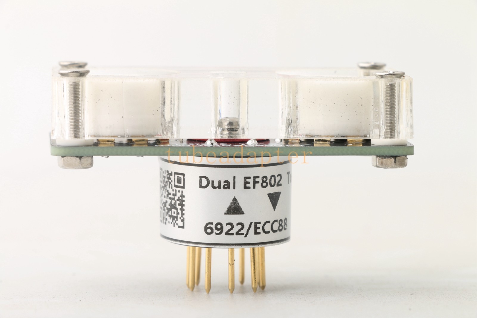1pcs 6922 ECC88((Amp socket) TO Dual EF802 tube converter adapter