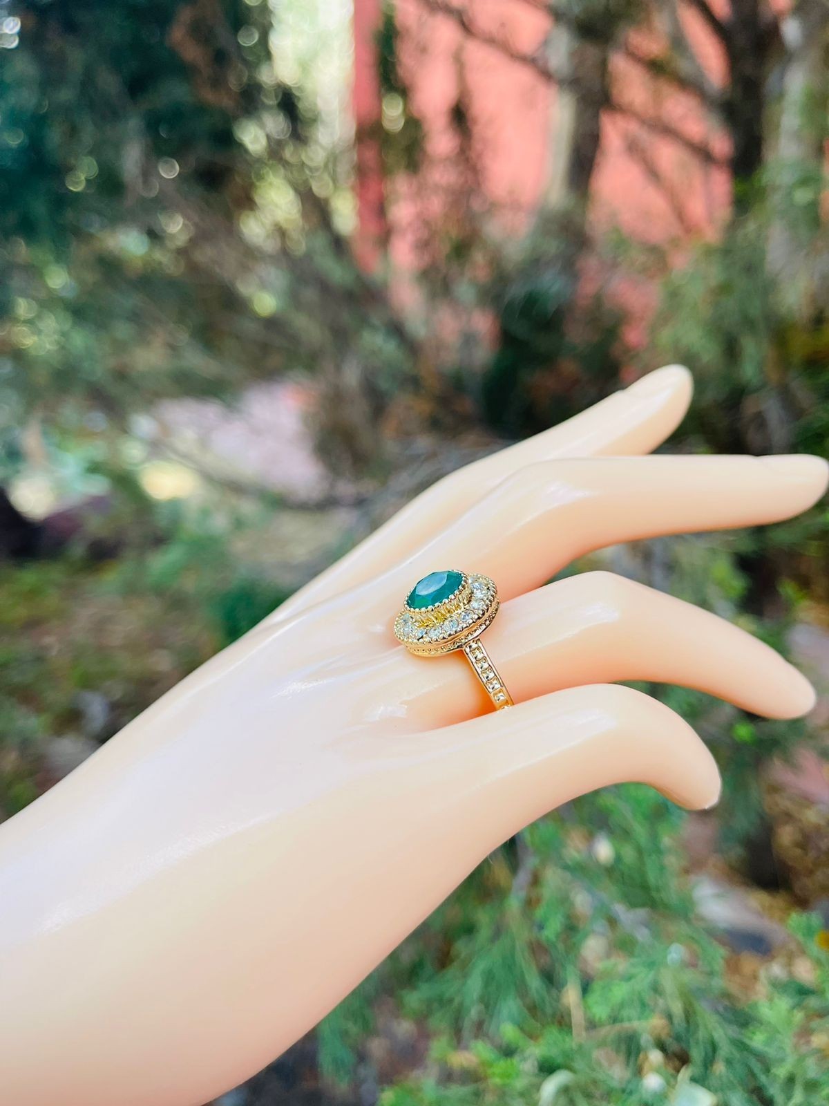 Vintage style women's ring/yu291b