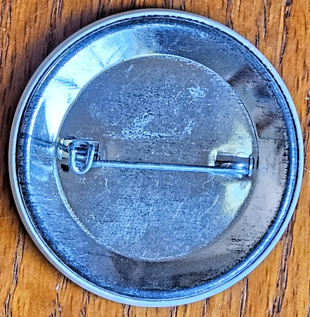 1970s NASA Shuttle Flight Awareness Pinback Button Spaceflight Tracking & Data